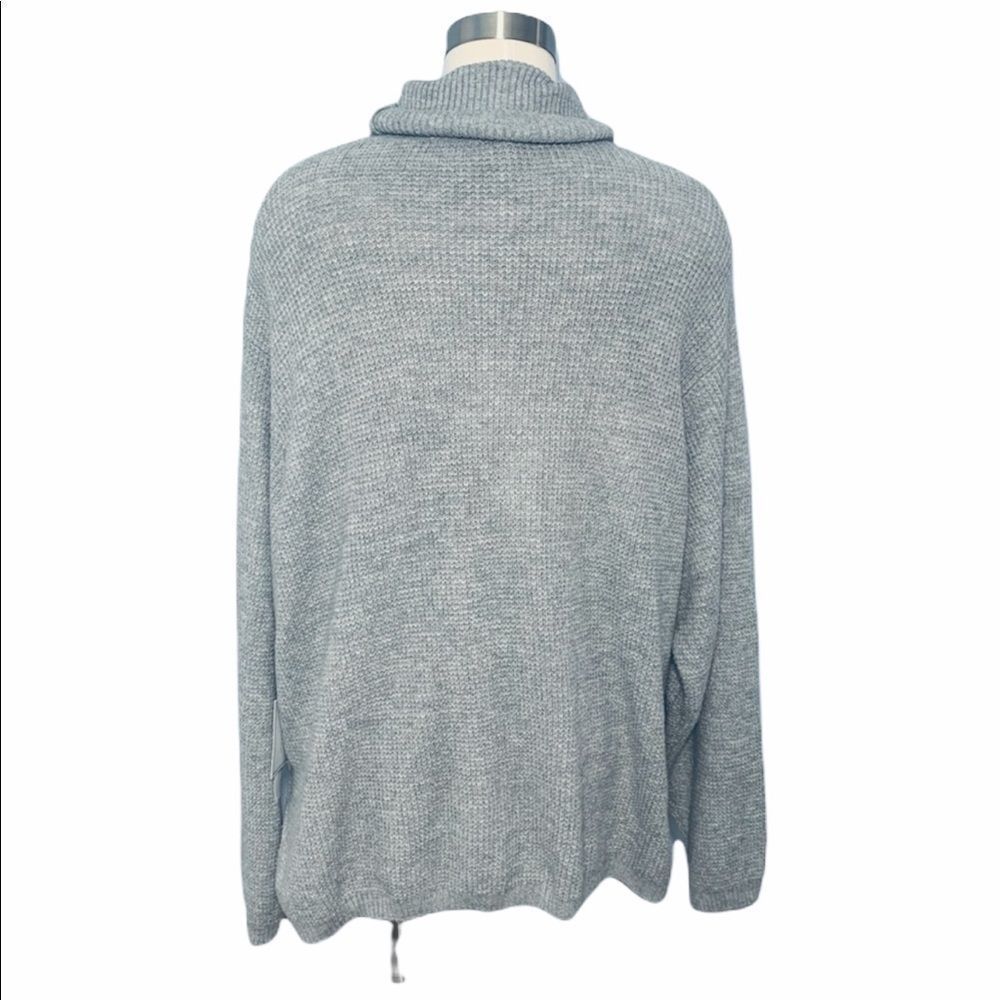 NWT 1. State Side Button Waffle Weave Turtleneck - Picture 7 of 14